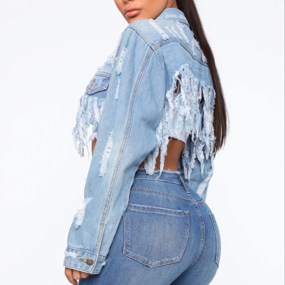 Not One To Mess With Denim Jacket - Denim - Picture 3 of 6